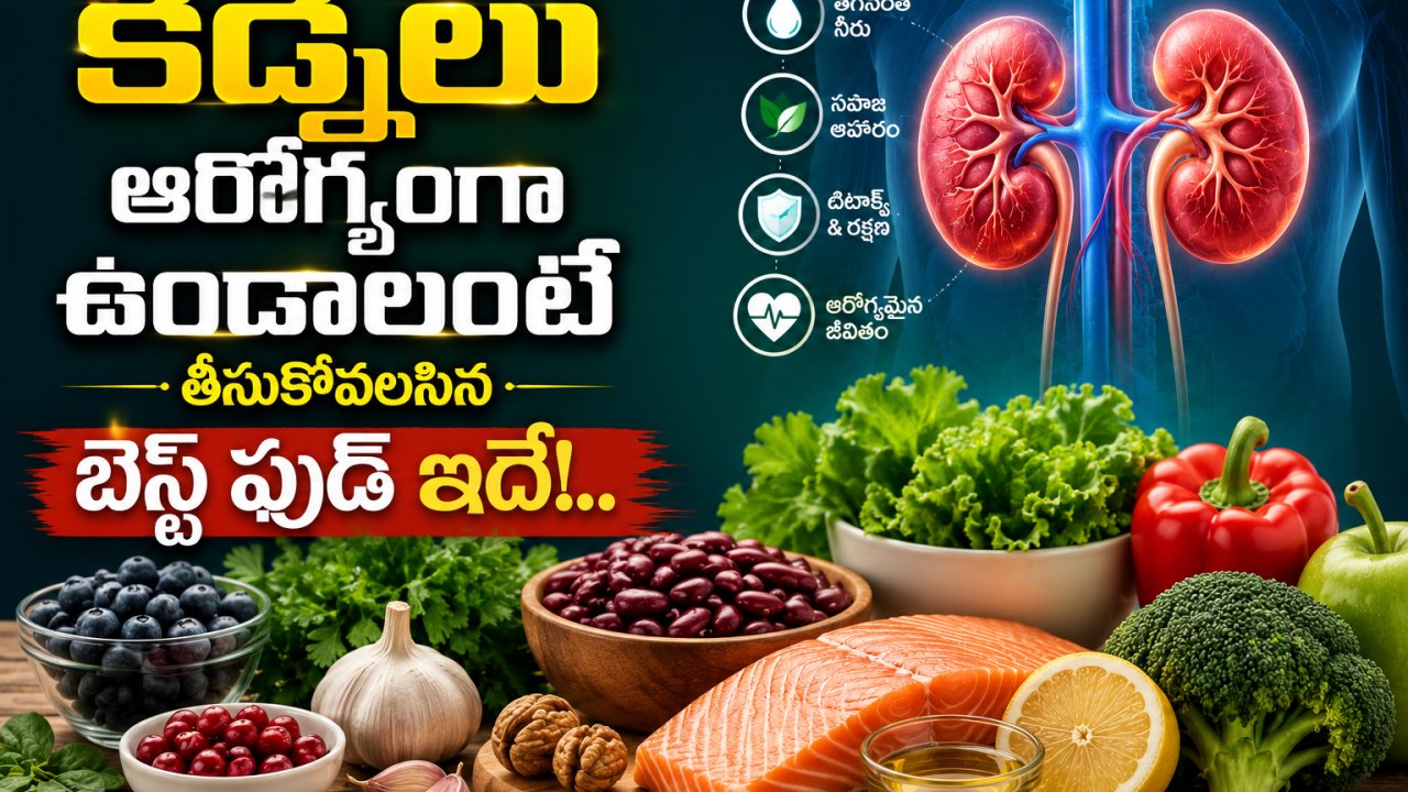 Health: కిడ్నీలు ఆరోగ్యంగా ఉండాలంటే తీసుకోవలసిన బెస్ట్ ఫుడ్ ఇదే!..