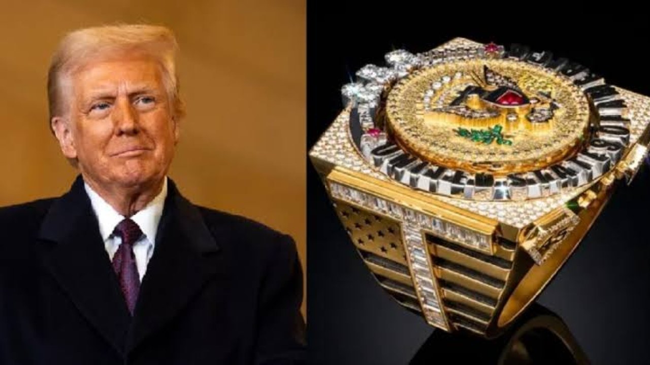 TRUMP : 321 వజ్రాలు, 56 రత్నాలతో రింగ్.. ట్రంప్నకు భారీ బహుమతి!