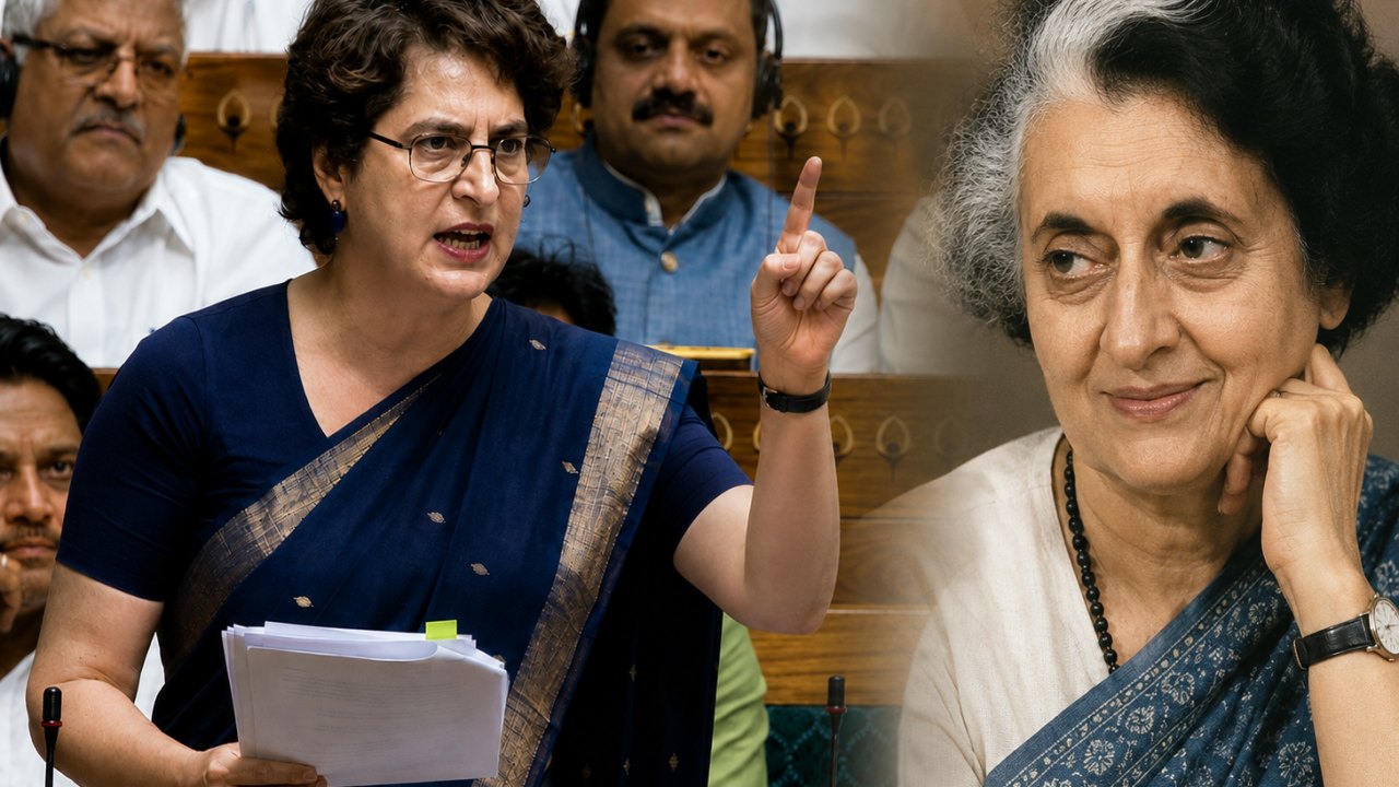 లోక్‌సభలో ప్రియాంక స్పీచ్ వైరల్..! ఇందిరమ్మను గుర్తు చేశారా..?
