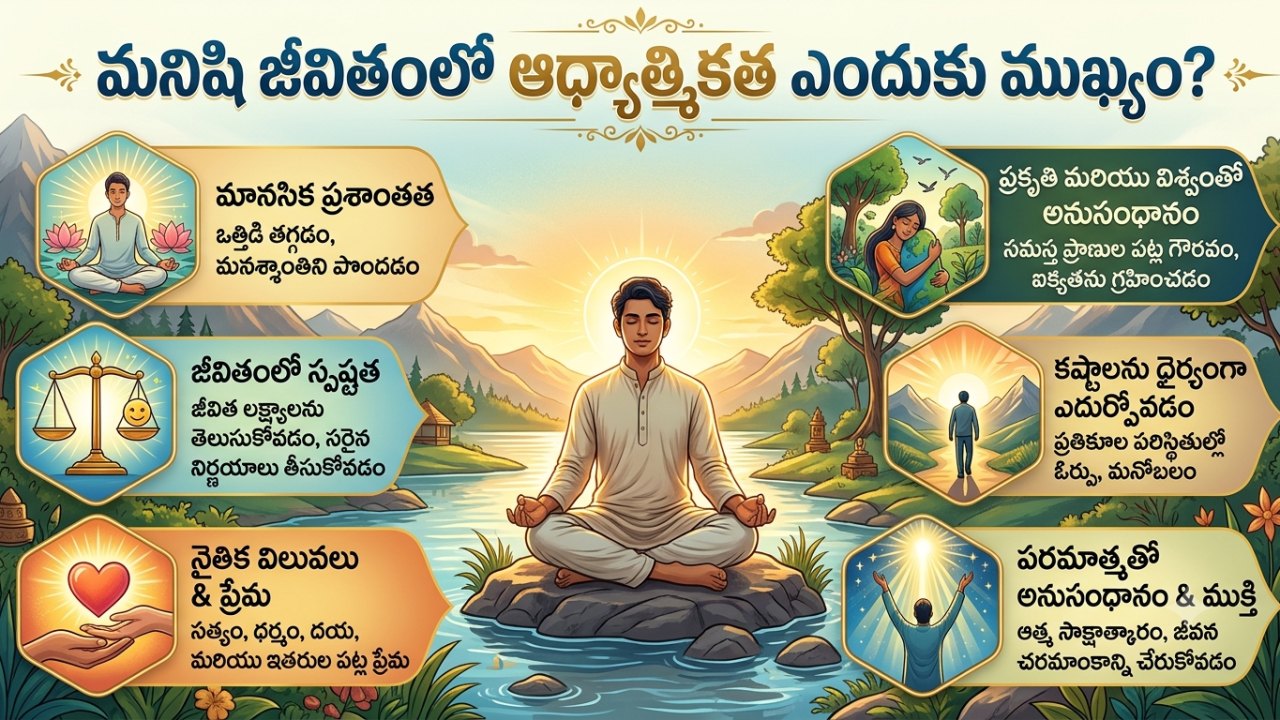 Spiritual: మనిషి జీవితంలో ఆధ్యాత్మికత ఎందుకు ముఖ్యం?