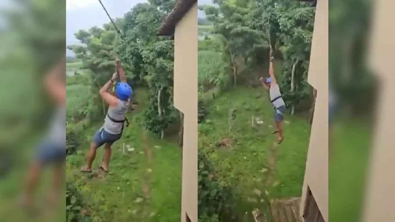 Zipline Ride: బాబోయ్.. ప్రాణాల మీదకు తెచ్చిన జిప్‌లైన్ రైడ్.. 40అడుగుల ఎత్తు నుంచి పడిపోయిన టూరిస్ట్