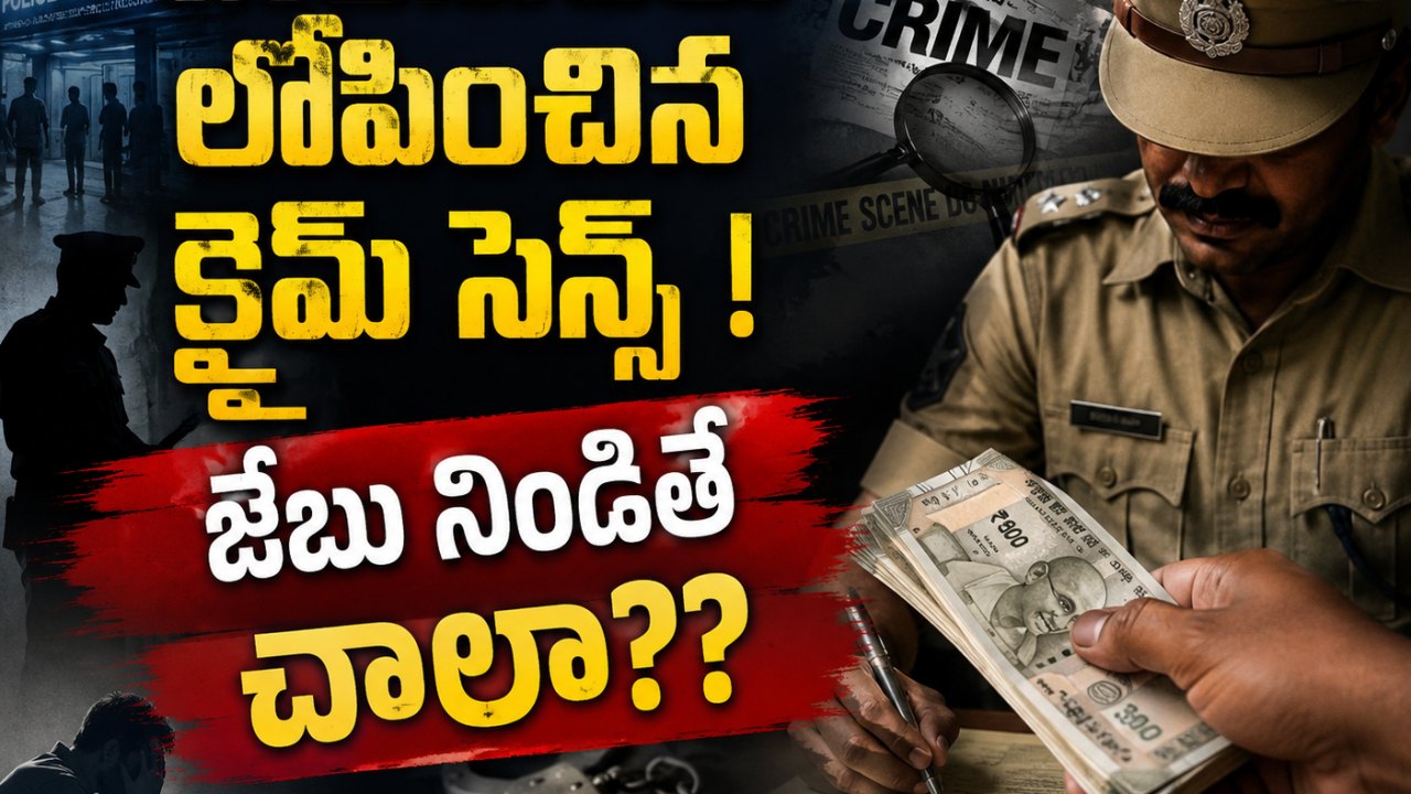 పోలీసులకు లోపించిన క్రైమ్ సెన్స్ ! జేబు నిండితే చాలా??..