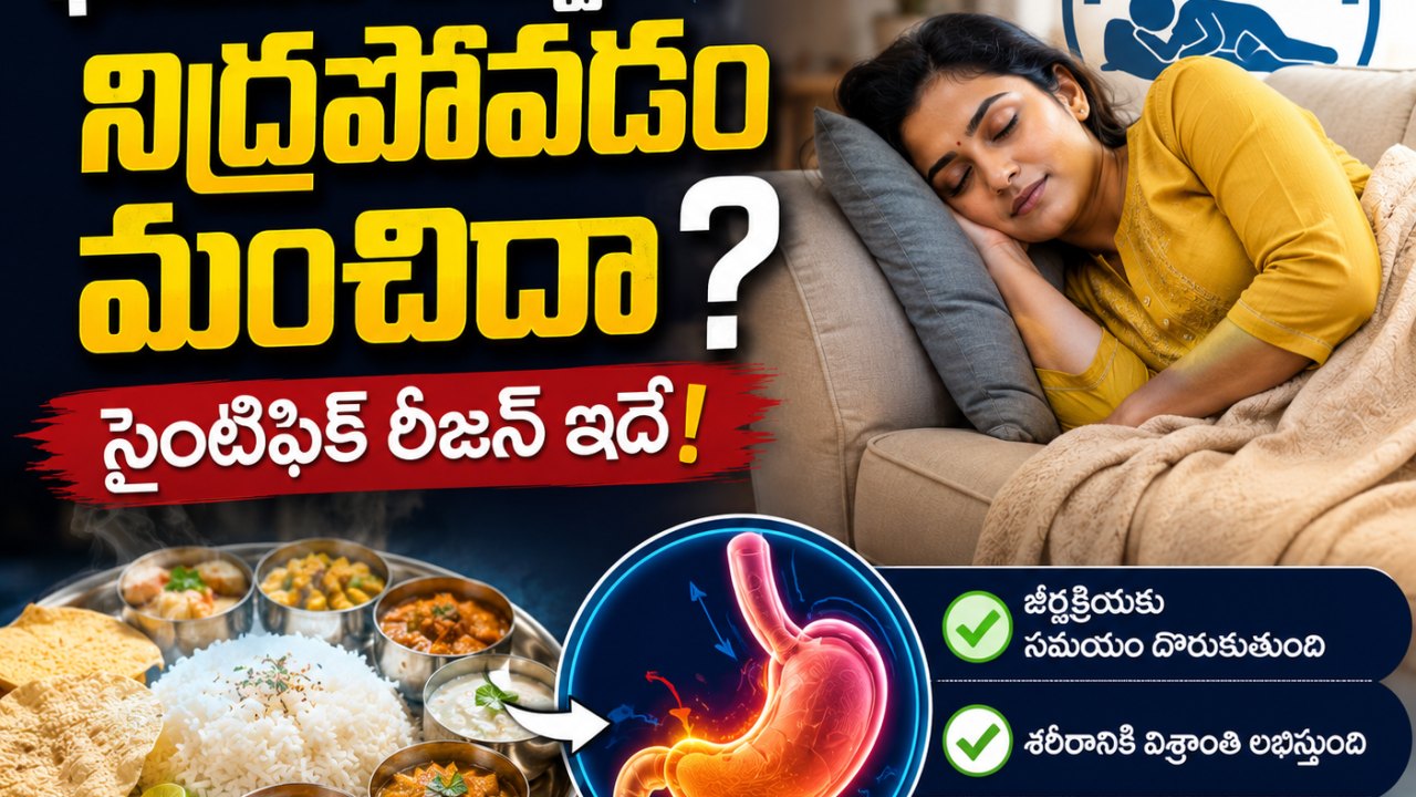 Health: భోజనం తర్వాత నిద్రపోవడం మంచిదా?.. సైంటిఫిక్ రీజన్ ఇదే!