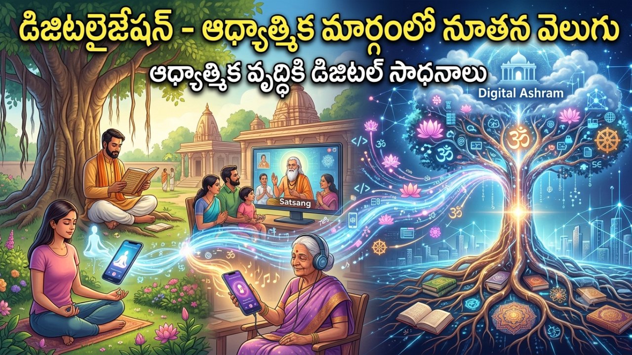 Spirituality: మనిషిని ఆధ్యాత్మిక మార్గంలోకి నడిపించడానికి డిజిటలైజేషన్ ఏ విధంగా ఉపయోగపడుతుంది?