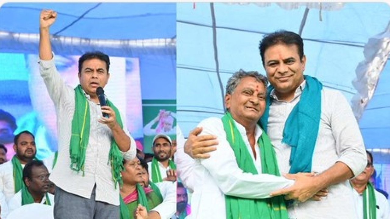 KTR :మిర్యాలగూడకు కేటీఆర్.. రైతు సమస్యలపై పోరాటం