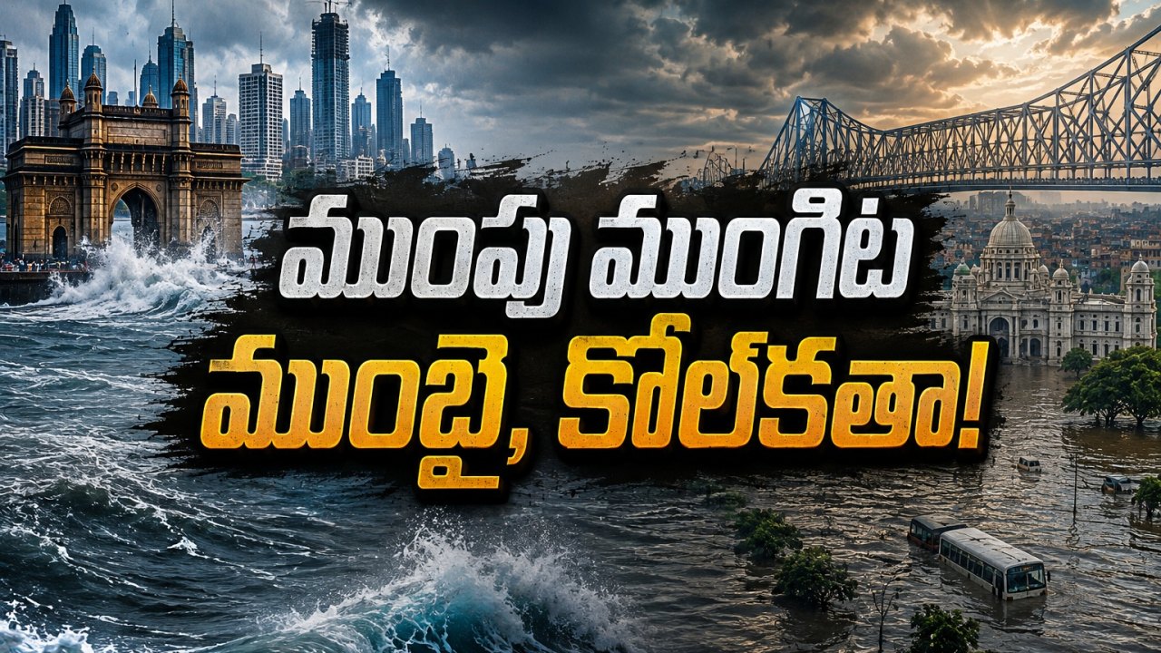 సముద్రం ముంచుకొస్తోంది..! ముంబై, కోల్కతా మునిగిపోతాయా..?