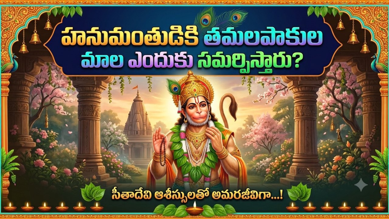 Spirituality: హనుమంతుడికి తమలపాకుల మాల ఎందుకు సమర్పిస్తారు?