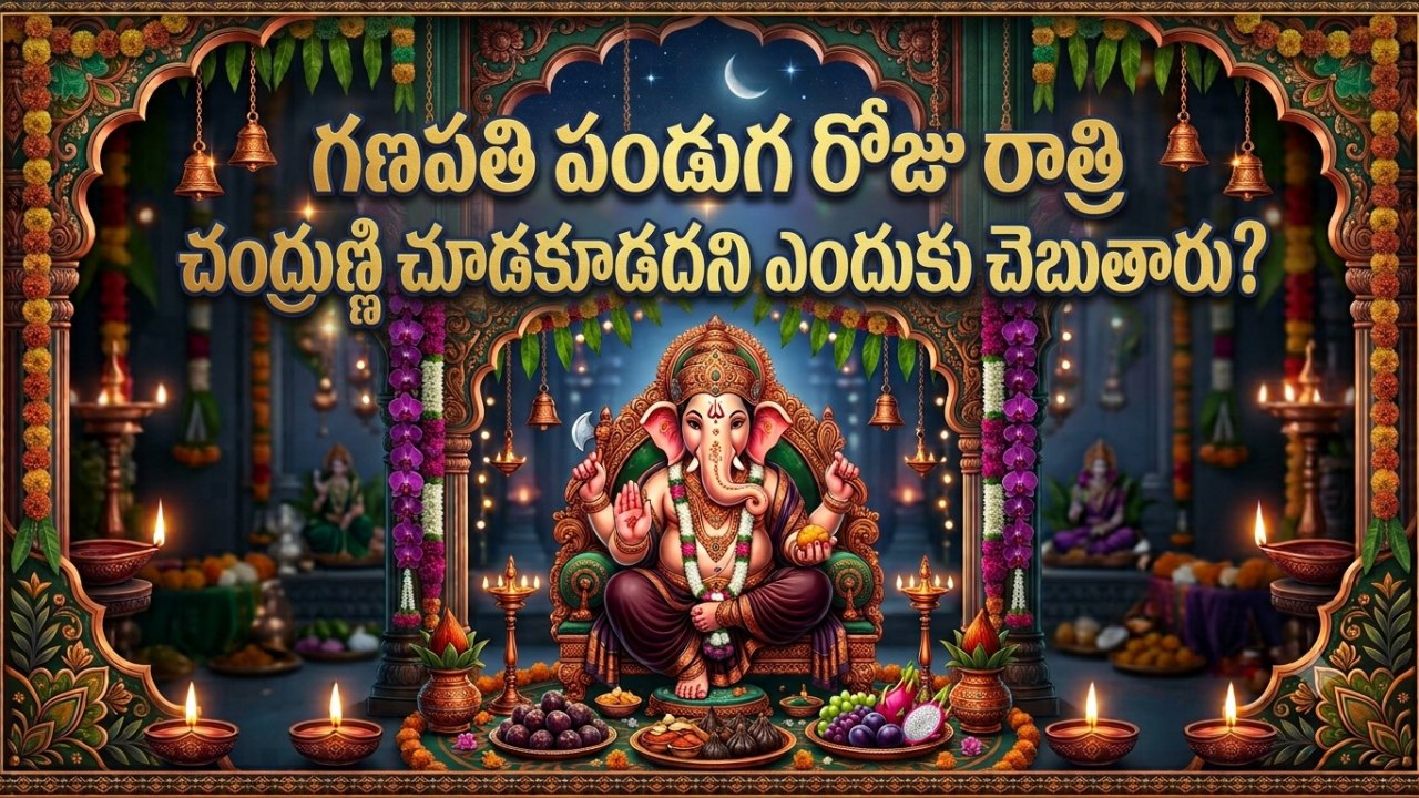 Spirituality: గణపతి పండుగ రోజు రాత్రి చంద్రుణ్ణి చూడకూడదని ఎందుకు చెబుతారు?
