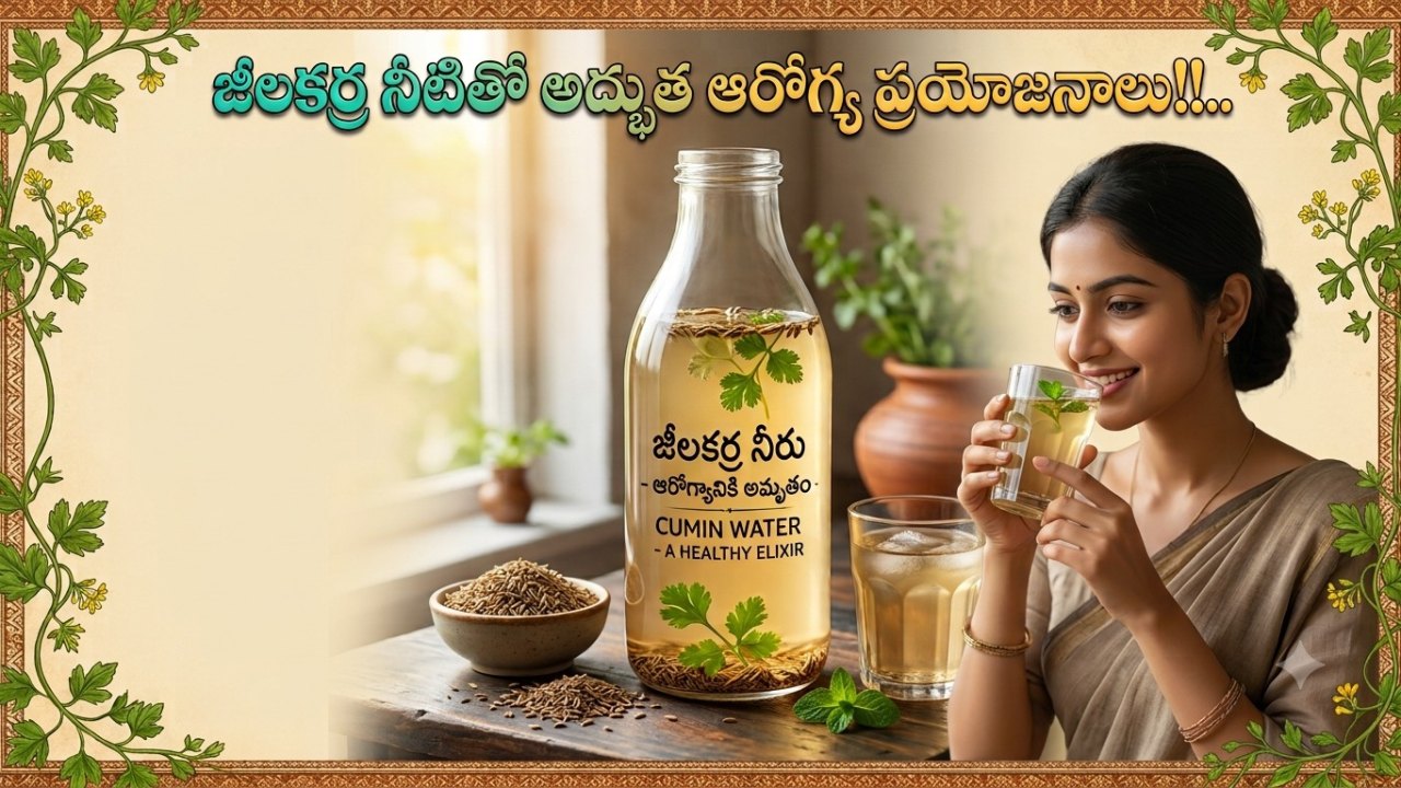 Health: జీలకర్ర నీటితో అద్భుత ఆరోగ్య ప్రయోజనాలు!!..