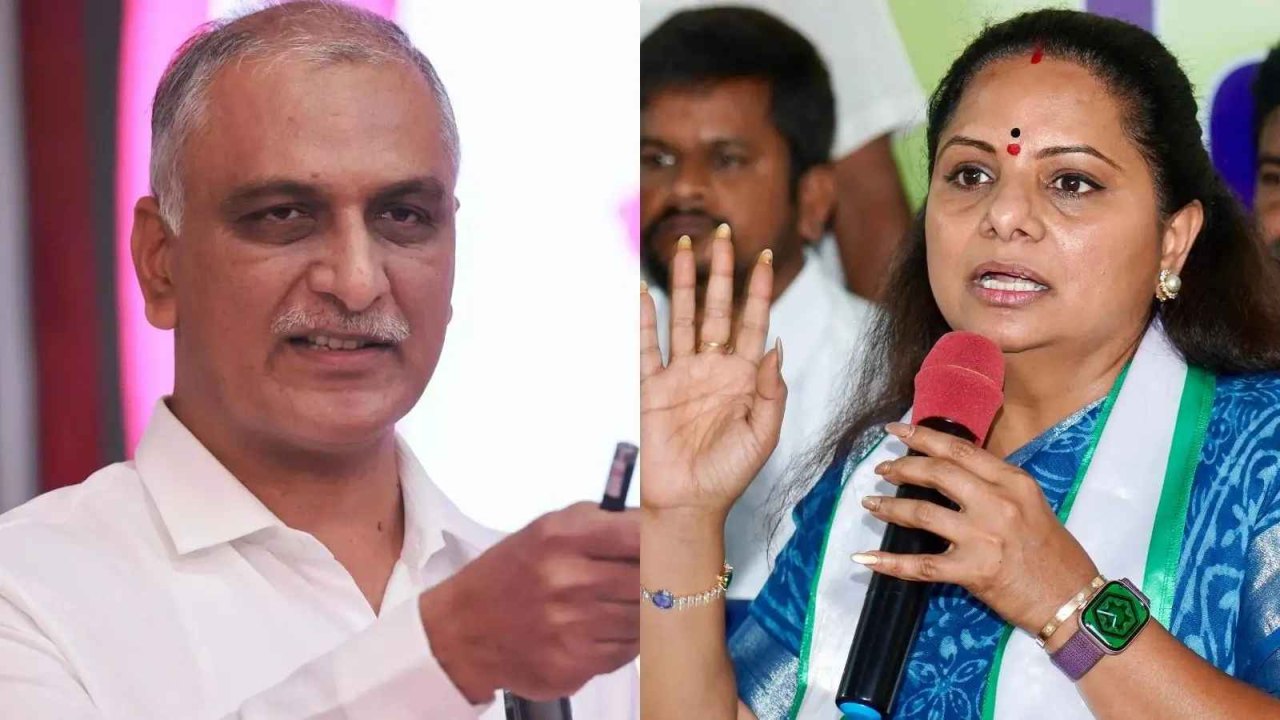 Kavitha: 22ఏ కింద సిద్ధిపేటలో 100 ఎకరాలు బదలాయించుకున్నారు- హరీశ్ రావుపై కవిత సంచలన ఆరోపణలు