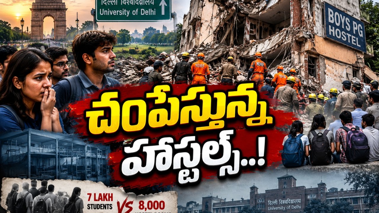 7 లక్షల మంది.. 8 వేల గదులు..! ఢిల్లీ హాస్టళ్లలో విద్యార్థుల ప్రాణాలకు లెక్క లేదా?