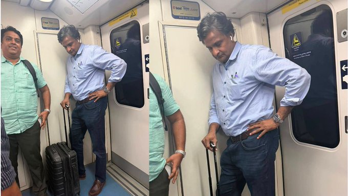 Srinath: మెట్రోలో సాధారణ ప్రయాణికుడిలా టీమిండియా దిగ్గజం.. సోషల్ మీడియాలో వైరల్!