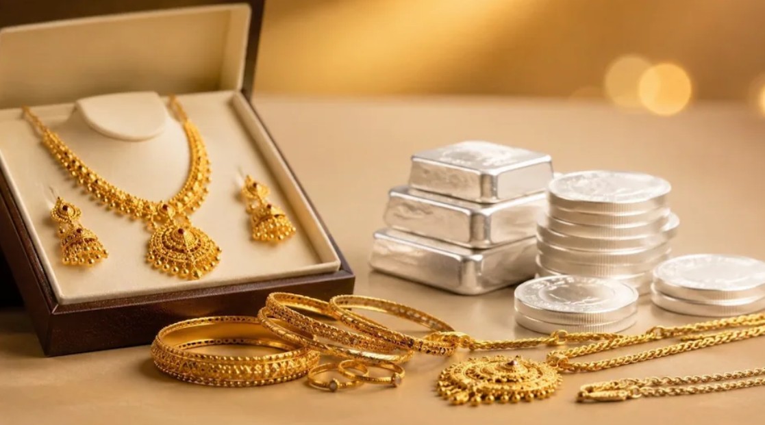 Gold price: దిగివచ్చిన బంగారం, వెండి.. నేడు ఊహించని ధరలు!