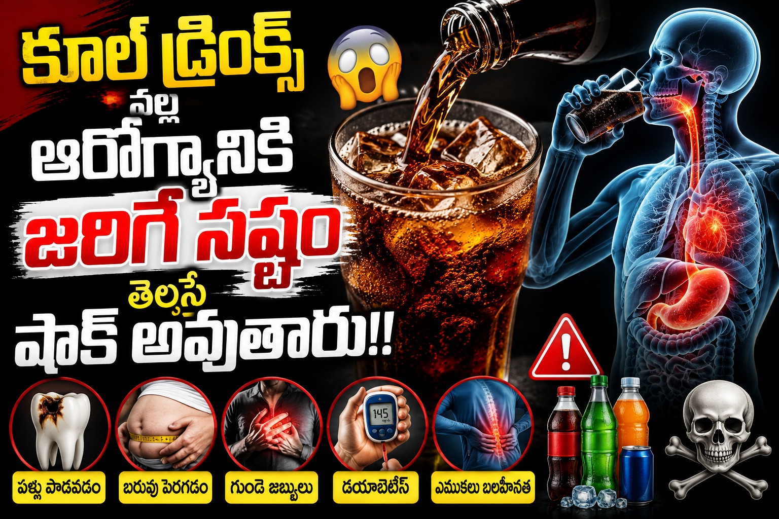 Health: కూల్ డ్రింక్స్ వల్ల ఆరోగ్యానికి జరిగే నష్టం తెలిస్తే షాక్ అవుతారు!!..
