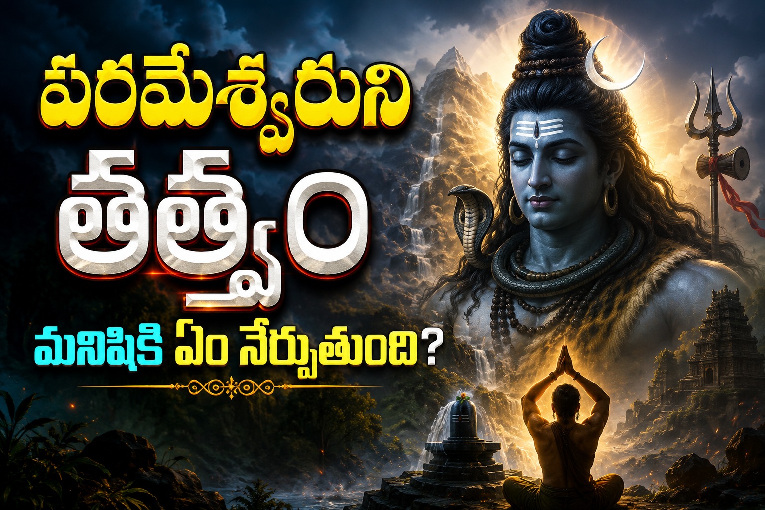 Spirituality: పరమేశ్వరుని తత్త్వం మనిషికి ఏం నేర్పుతుంది?