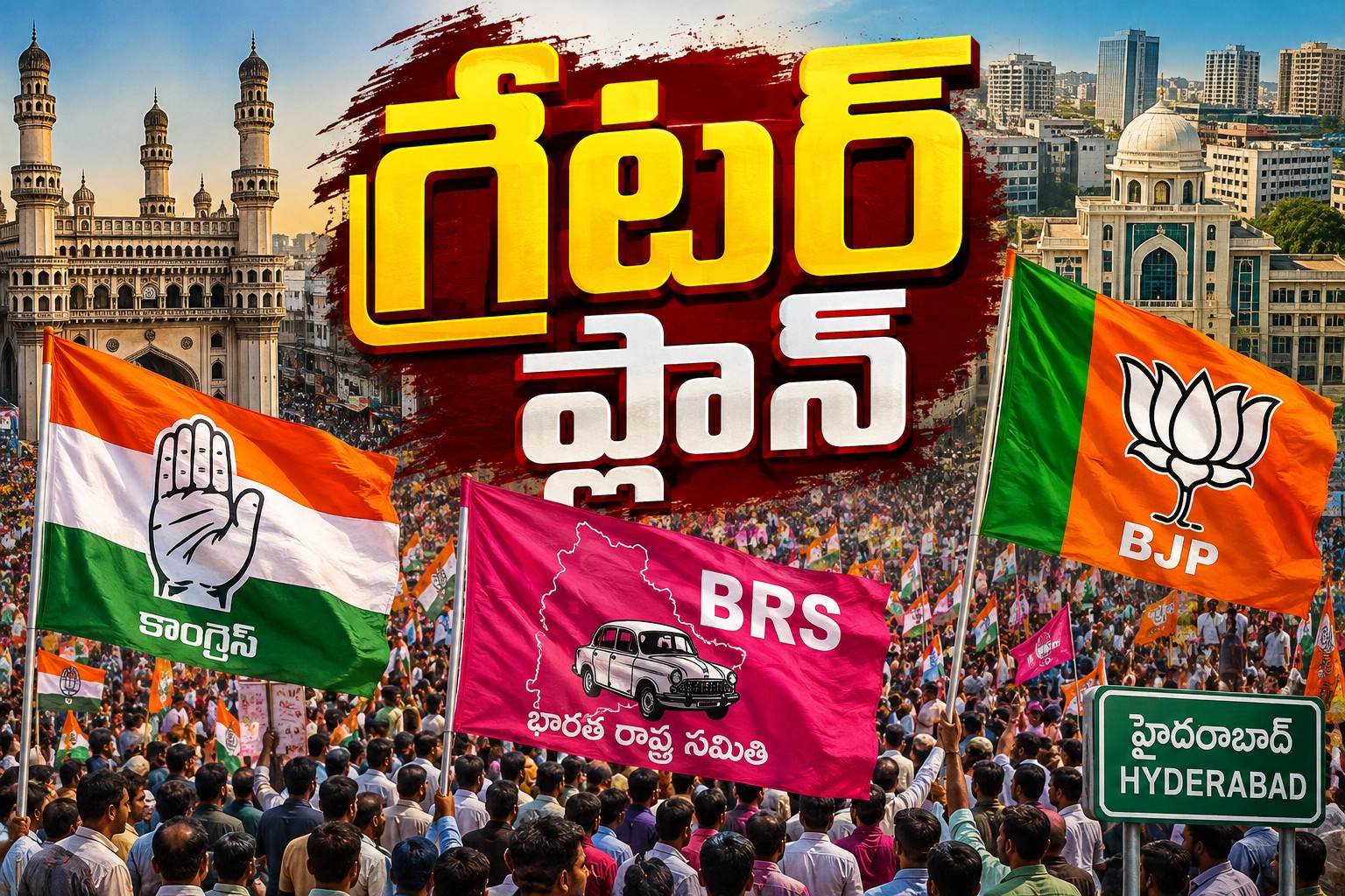 గ్రేటర్లో కాంగ్రెస్ బిగ్ ప్లాన్! బీఆర్ఎస్.. బీజేపీకి చెక్ పెట్టేనా?