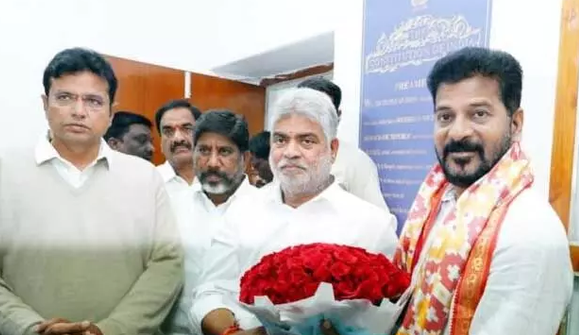 Congress : తాతా మధు కామెంట్స్..  స్పీకర్‌కు సీఎం రేవంత్ రెడ్డి కీలక హామీ