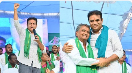 KTR :మిర్యాలగూడకు కేటీఆర్.. రైతు సమస్యలపై పోరాటం