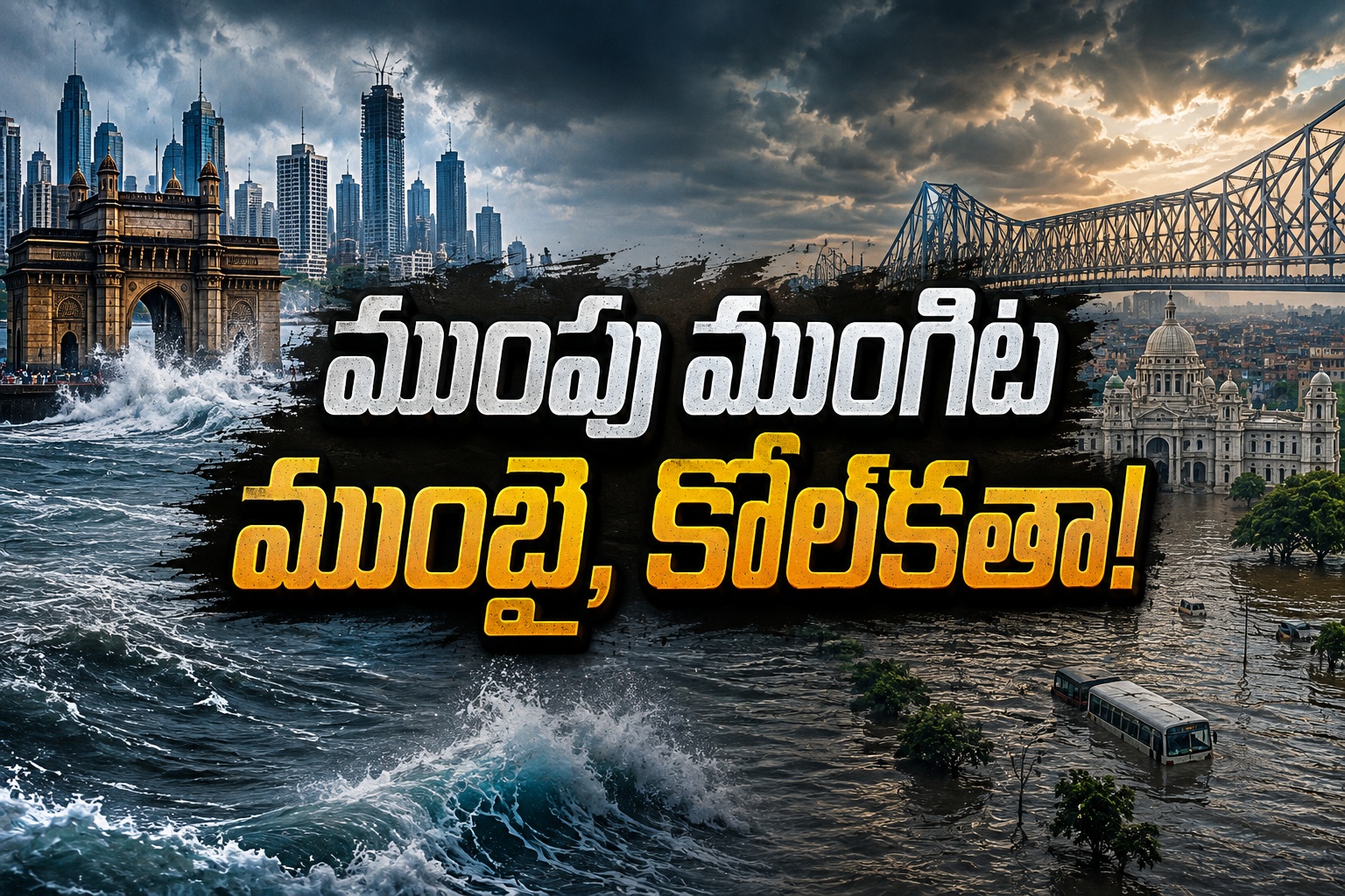 సముద్రం ముంచుకొస్తోంది..! ముంబై, కోల్‌కతా మునిగిపోతాయా..?