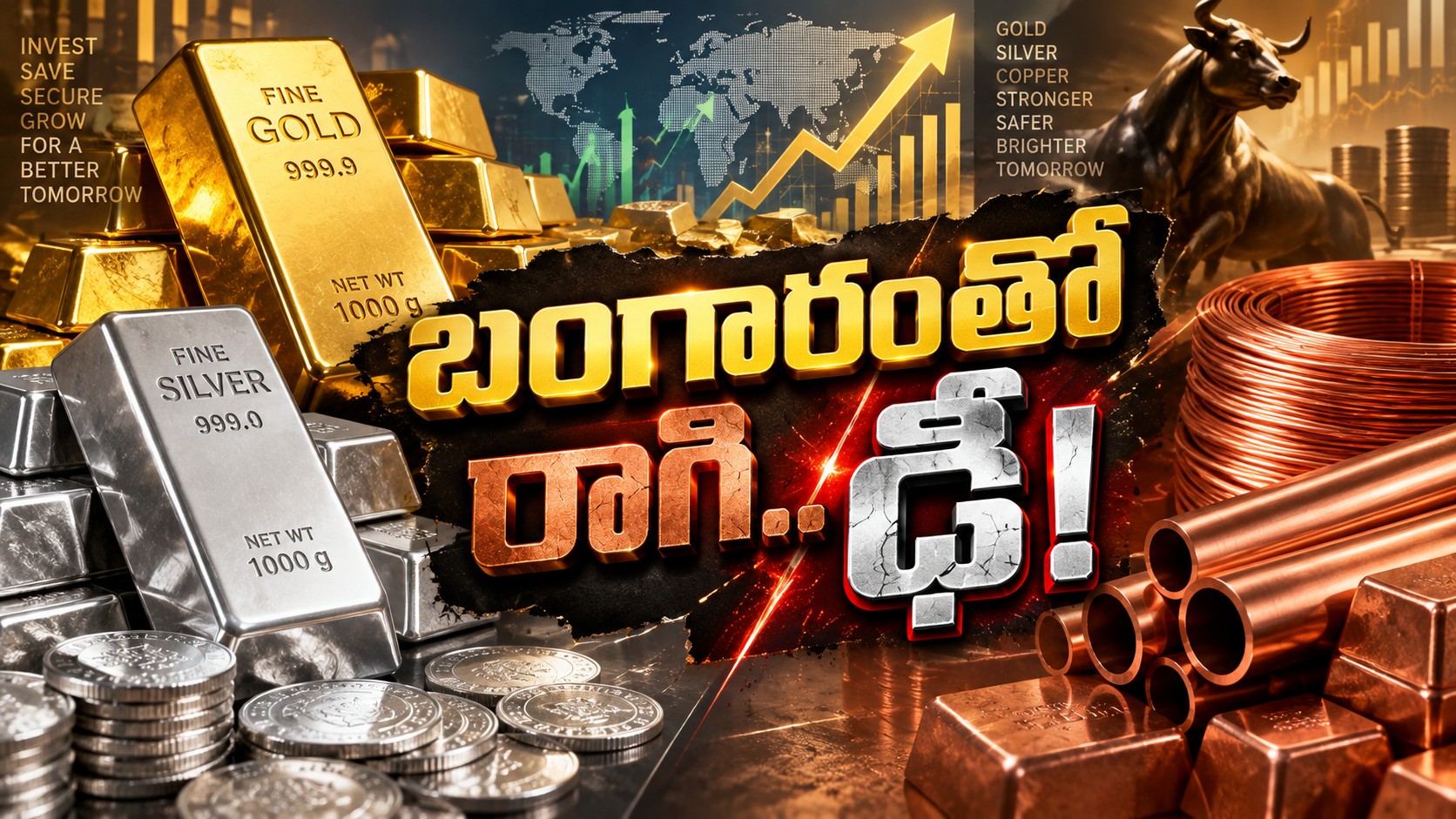 బంగారం, వెండి, రాగి.. ఒకేసారి ఎందుకు దూసుకెళ్తున్నాయి?