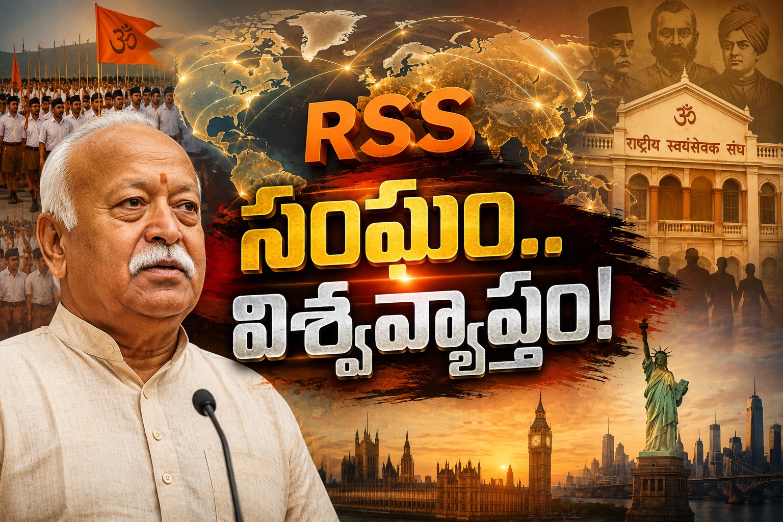 అమెరికా తర్వాత బ్రిటన్‌కు మోహన్‌ భగవత్‌.. RSSపై రచ్చ ఎందుకు?