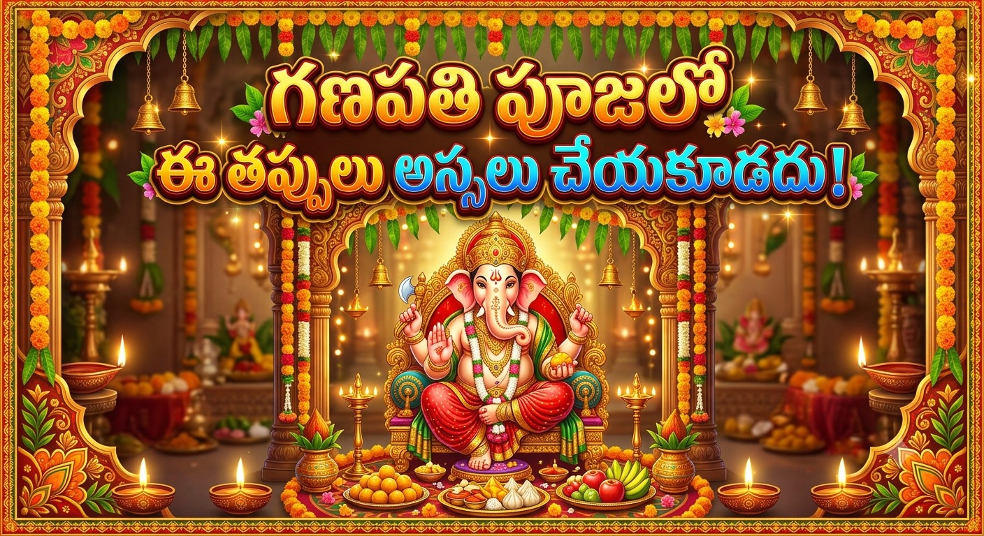 Spirituality: గణపతి పూజలో ఈ తప్పులు అస్సలు చేయకూడదు!.