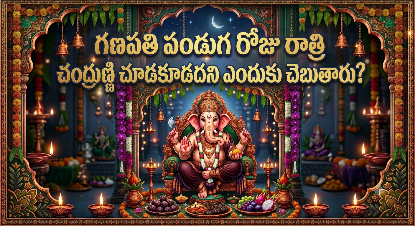 Spirituality: గణపతి పండుగ రోజు రాత్రి చంద్రుణ్ణి చూడకూడదని ఎందుకు చెబుతారు?