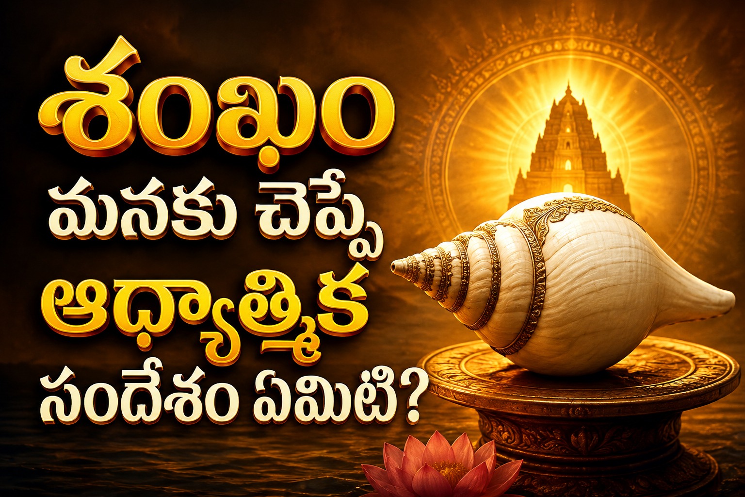 Spirituality: శంఖం మనకు చెప్పే ఆధ్యాత్మిక సందేశం ఏమిటి?..